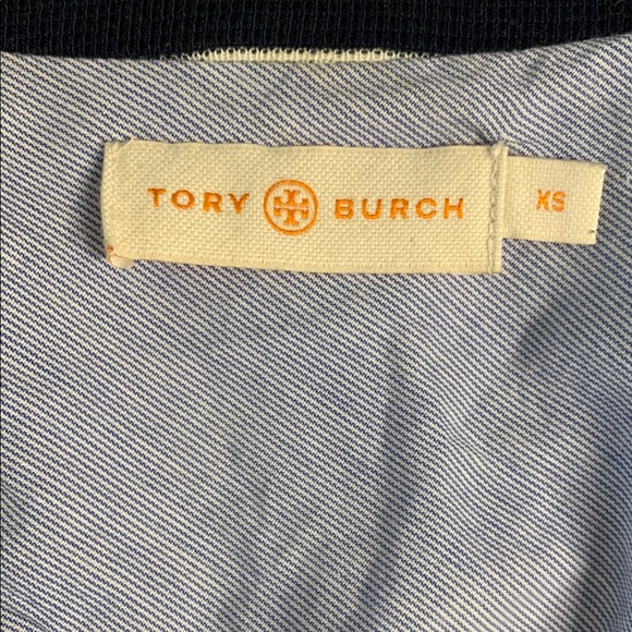 Tory Burch Navy Striped Blazer xs - Picture 2 of 3